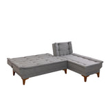 Canapea extensibilă Santo, Diverse culori, 225x85x86 cm - Gri deschis | SKU: 867UNQ1662 | Canapea extensibilă Santo, 225x85x86 cm, varianta Gri deschis, produs pentru amenajarea locuinței, disponibil online în România la CasaMob