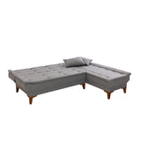Canapea extensibilă Santo, Diverse culori, 225x85x86 cm - Gri deschis | SKU: 867UNQ1662 | Canapea extensibilă Santo, 225x85x86 cm, varianta Gri deschis, produs pentru amenajarea locuinței, disponibil online în România la CasaMob