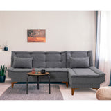 Canapea extensibilă Santo, Diverse culori, 225x85x86 cm - Gri închis | SKU: 867UNQ1663 | Canapea extensibilă Santo, 225x85x86 cm, varianta Gri închis, produs pentru amenajarea locuinței, disponibil online în România la CasaMob