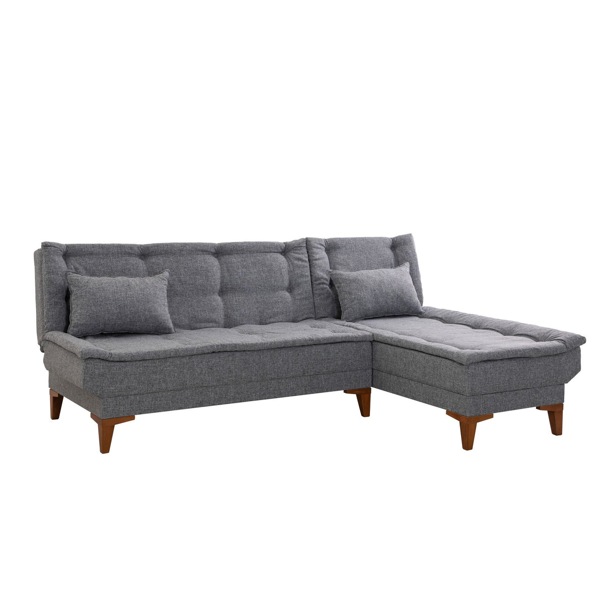 Canapea extensibilă Santo, Diverse culori, 225x85x86 cm - Gri închis | SKU: 867UNQ1663 | Canapea extensibilă Santo, 225x85x86 cm, varianta Gri închis, produs pentru amenajarea locuinței, disponibil online în România la CasaMob