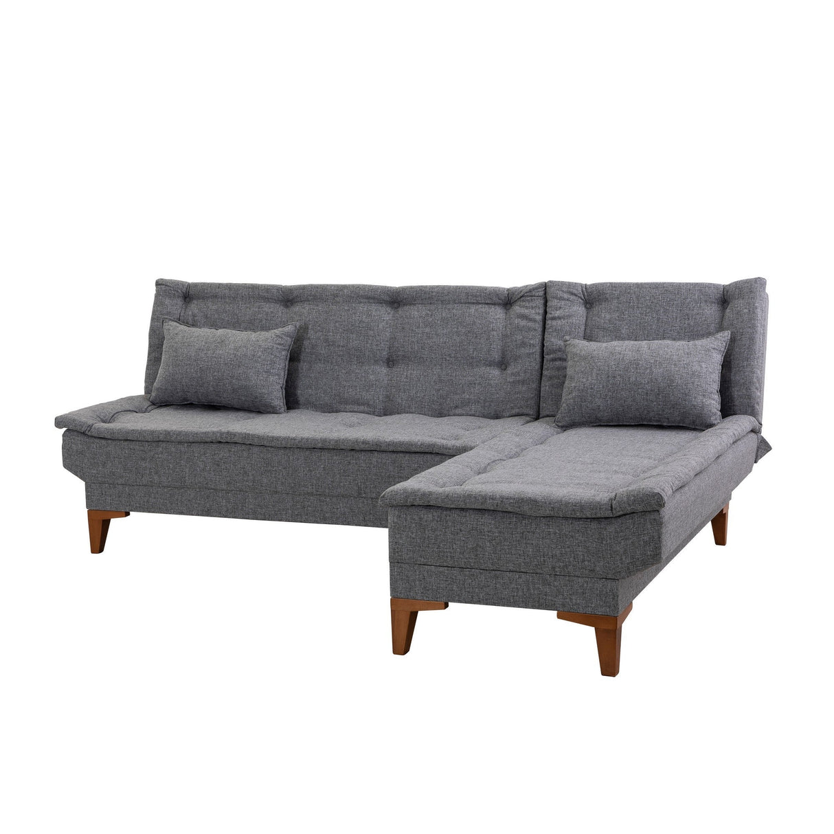 Canapea extensibilă Santo, Diverse culori, 225x85x86 cm - Gri închis | SKU: 867UNQ1663 | Canapea extensibilă Santo, 225x85x86 cm, varianta Gri închis, produs pentru amenajarea locuinței, disponibil online în România la CasaMob