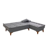 Canapea extensibilă Santo, Diverse culori, 225x85x86 cm - Gri închis | SKU: 867UNQ1663 | Canapea extensibilă Santo, 225x85x86 cm, varianta Gri închis, produs pentru amenajarea locuinței, disponibil online în România la CasaMob