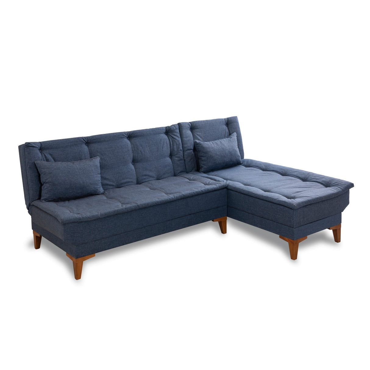Canapea extensibilă Santo, Diverse culori, 225x85x86 cm - Albastru închis | SKU: 867UNQ1664 | Canapea extensibilă Santo, 225x85x86 cm, varianta Albastru închis, produs pentru amenajarea locuinței, disponibil online în România la CasaMob