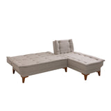 Canapea extensibilă Santo, Diverse culori, 225x85x86 cm - Crem | SKU: 867UNQ1665 | Canapea extensibilă Santo, 225x85x86 cm, varianta Crem, produs pentru amenajarea locuinței, disponibil online în România la CasaMob