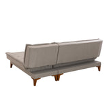 Canapea extensibilă Santo, Diverse culori, 225x85x86 cm - Crem | SKU: 867UNQ1665 | Canapea extensibilă Santo, 225x85x86 cm, varianta Crem, produs pentru amenajarea locuinței, disponibil online în România la CasaMob