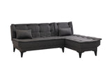Canapea extensibilă de colț Santo-S, Diverse culori, 225x85x86 cm - Antracit | SKU: 867UNQ1908 | Canapea extensibilă de colț Santo-S, 225x85x86 cm, varianta Antracit, produs pentru amenajarea locuinței, disponibil online în România la CasaMob