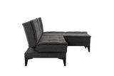 Canapea extensibilă de colț Santo-S, Diverse culori, 225x85x86 cm - Antracit | SKU: 867UNQ1908 | Canapea extensibilă de colț Santo-S, 225x85x86 cm, varianta Antracit, produs pentru amenajarea locuinței, disponibil online în România la CasaMob