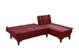 Canapea extensibilă de colț Santo-S, Diverse culori, 225x85x86 cm - Bordo | SKU: 867UNQ1909 | Canapea extensibilă de colț Santo-S, 225x85x86 cm, varianta Bordo, produs pentru amenajarea locuinței, disponibil online în România la CasaMob