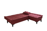 Canapea extensibilă de colț Santo-S, Diverse culori, 225x85x86 cm - Bordo | SKU: 867UNQ1909 | Canapea extensibilă de colț Santo-S, 225x85x86 cm, varianta Bordo, produs pentru amenajarea locuinței, disponibil online în România la CasaMob