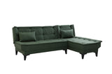 Canapea extensibilă de colț Santo-S, Diverse culori, 225x85x86 cm - Verde | SKU: 867UNQ1910 | Canapea extensibilă de colț Santo-S, 225x85x86 cm, varianta Verde, produs pentru amenajarea locuinței, disponibil online în România la CasaMob