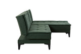 Canapea extensibilă de colț Santo-S, Diverse culori, 225x85x86 cm - Verde | SKU: 867UNQ1910 | Canapea extensibilă de colț Santo-S, 225x85x86 cm, varianta Verde, produs pentru amenajarea locuinței, disponibil online în România la CasaMob