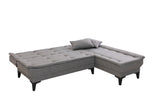 Canapea extensibilă de colț Santo-S, Diverse culori, 225x85x86 cm - Gri deschis | SKU: 867UNQ1911 | Canapea extensibilă de colț Santo-S, 225x85x86 cm, varianta Gri deschis, produs pentru amenajarea locuinței, disponibil online în România la CasaMob
