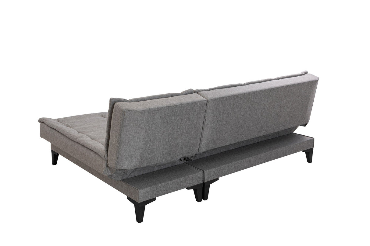 Canapea extensibilă de colț Santo-S, Diverse culori, 225x85x86 cm - Gri deschis | SKU: 867UNQ1911 | Canapea extensibilă de colț Santo-S, 225x85x86 cm, varianta Gri deschis, produs pentru amenajarea locuinței, disponibil online în România la CasaMob