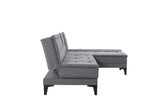 Canapea extensibilă de colț Santo-S, Diverse culori, 225x85x86 cm - Gri închis | SKU: 867UNQ1912 | Canapea extensibilă de colț Santo-S, 225x85x86 cm, varianta Gri închis, produs pentru amenajarea locuinței, disponibil online în România la CasaMob