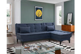 Canapea extensibilă de colț Santo-S, Diverse culori, 225x85x86 cm - Bleumarin | SKU: 867UNQ1913 | Canapea extensibilă de colț Santo-S, 225x85x86 cm, varianta Bleumarin, produs pentru amenajarea locuinței, disponibil online în România la CasaMob