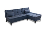 Canapea extensibilă de colț Santo-S, Diverse culori, 225x85x86 cm - Bleumarin | SKU: 867UNQ1913 | Canapea extensibilă de colț Santo-S, 225x85x86 cm, varianta Bleumarin, produs pentru amenajarea locuinței, disponibil online în România la CasaMob