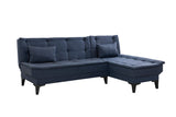 Canapea extensibilă de colț Santo-S, Diverse culori, 225x85x86 cm - Bleumarin | SKU: 867UNQ1913 | Canapea extensibilă de colț Santo-S, 225x85x86 cm, varianta Bleumarin, produs pentru amenajarea locuinței, disponibil online în România la CasaMob