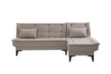 Canapea extensibilă de colț Santo-S, Diverse culori, 225x85x86 cm - Crem | SKU: 867UNQ1914 | Canapea extensibilă de colț Santo-S, 225x85x86 cm, varianta Crem, produs pentru amenajarea locuinței, disponibil online în România la CasaMob