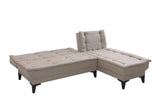 Canapea extensibilă de colț Santo-S, Diverse culori, 225x85x86 cm - Crem | SKU: 867UNQ1914 | Canapea extensibilă de colț Santo-S, 225x85x86 cm, varianta Crem, produs pentru amenajarea locuinței, disponibil online în România la CasaMob