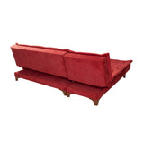 Canapea extensibilă de colț Kelebek Stânga, Diverse culori, 225x160x86 cm - Bordo | SKU: 867UNQ1915 | Canapea extensibilă de colț Kelebek Stânga, 225x160x86 cm, varianta Bordo, produs pentru amenajarea locuinței, disponibil online în România la CasaMob