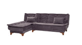 Canapea extensibilă de colț Kelebek Stânga, Diverse culori, 225x160x86 cm - Antracit | SKU: 867UNQ1916 | Canapea extensibilă de colț Kelebek Stânga, 225x160x86 cm, varianta Antracit, produs pentru amenajarea locuinței, disponibil online în România la CasaMob