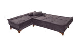 Canapea extensibilă de colț Kelebek Stânga, Diverse culori, 225x160x86 cm - Antracit | SKU: 867UNQ1916 | Canapea extensibilă de colț Kelebek Stânga, 225x160x86 cm, varianta Antracit, produs pentru amenajarea locuinței, disponibil online în România la CasaMob