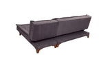 Canapea extensibilă de colț Kelebek Stânga, Diverse culori, 225x160x86 cm - Antracit | SKU: 867UNQ1916 | Canapea extensibilă de colț Kelebek Stânga, 225x160x86 cm, varianta Antracit, produs pentru amenajarea locuinței, disponibil online în România la CasaMob