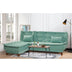 Verde marin | SKU: 867UNQ1919 | Canapea extensibilă de colț Kelebek Stânga, 225x160x86 cm, varianta Verde marin, produs pentru amenajarea locuinței, disponibil online în România la CasaMob