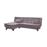 Canapea extensibilă de colț Kelebek Stânga, Diverse culori, 225x160x86 cm - Gri închis | SKU: 867UNQ1921 | Canapea extensibilă de colț Kelebek Stânga, 225x160x86 cm, varianta Gri închis, produs pentru amenajarea locuinței, disponibil online în România la CasaMob