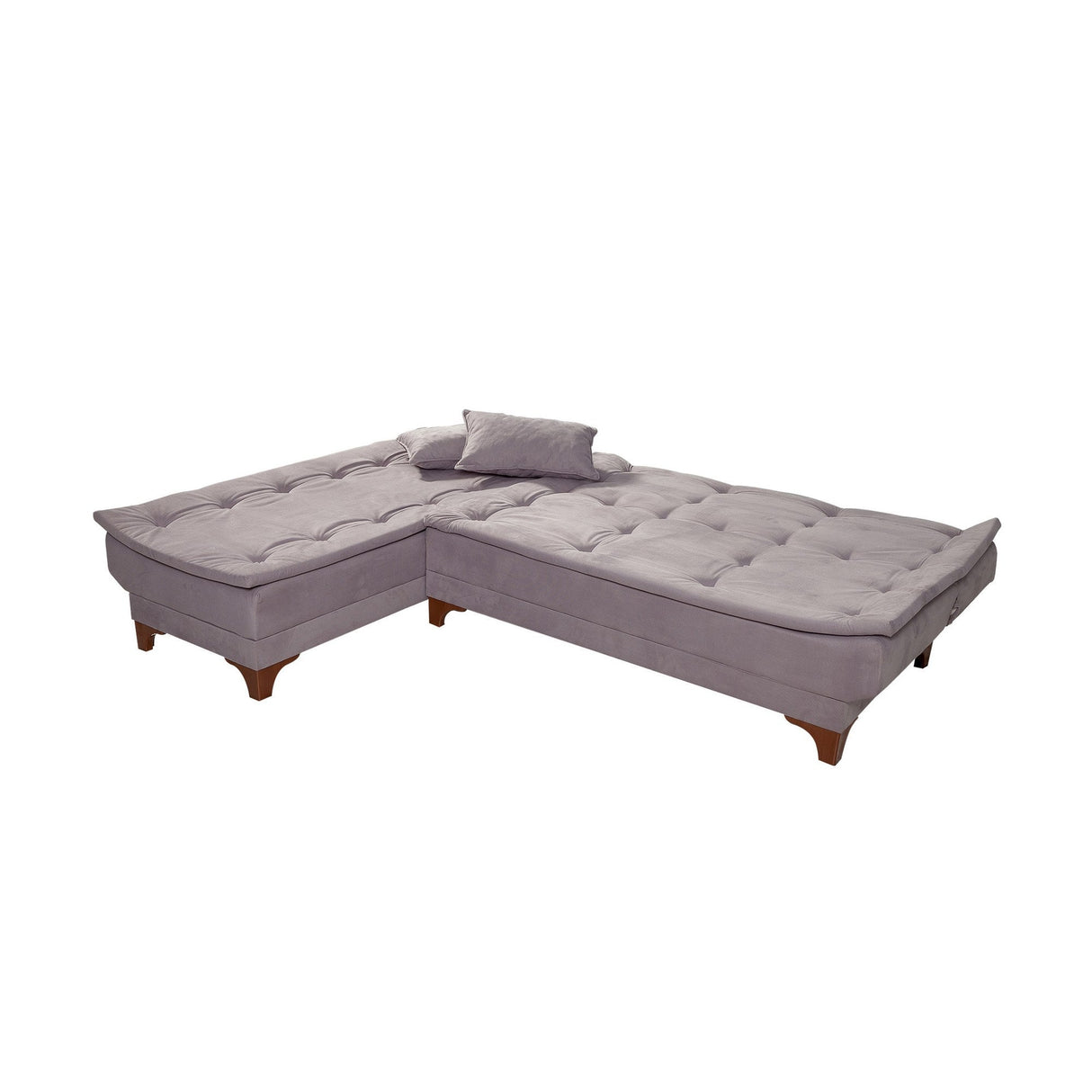 Canapea extensibilă de colț Kelebek Stânga, Diverse culori, 225x160x86 cm - Gri închis | SKU: 867UNQ1921 | Canapea extensibilă de colț Kelebek Stânga, 225x160x86 cm, varianta Gri închis, produs pentru amenajarea locuinței, disponibil online în România la CasaMob
