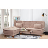 Canapea extensibilă de colț Kelebek Stânga, Diverse culori, 225x160x86 cm - Gri deschis | SKU: 867UNQ1923 | Canapea extensibilă de colț Kelebek Stânga, 225x160x86 cm, varianta Gri deschis, produs pentru amenajarea locuinței, disponibil online în România la CasaMob
