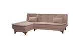 Canapea extensibilă de colț Kelebek Stânga, Diverse culori, 225x160x86 cm - Gri deschis | SKU: 867UNQ1923 | Canapea extensibilă de colț Kelebek Stânga, 225x160x86 cm, varianta Gri deschis, produs pentru amenajarea locuinței, disponibil online în România la CasaMob