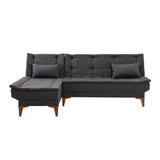 Canapea extensibilă Santo, Colț, Stânga, Diverse culori, 225x85x86 cm - Antracit | SKU: 867UNQ1924 | Canapea extensibilă Santo, Colț, Stânga, 225x85x86 cm, varianta Antracit, produs pentru amenajarea locuinței, disponibil online în România la CasaMob