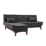 Canapea extensibilă Santo, Colț, Stânga, Diverse culori, 225x85x86 cm - Antracit | SKU: 867UNQ1924 | Canapea extensibilă Santo, Colț, Stânga, 225x85x86 cm, varianta Antracit, produs pentru amenajarea locuinței, disponibil online în România la CasaMob