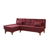 Canapea extensibilă Santo, Colț, Stânga, Diverse culori, 225x85x86 cm - Bordo | SKU: 867UNQ1925 | Canapea extensibilă Santo, Colț, Stânga, 225x85x86 cm, varianta Bordo, produs pentru amenajarea locuinței, disponibil online în România la CasaMob