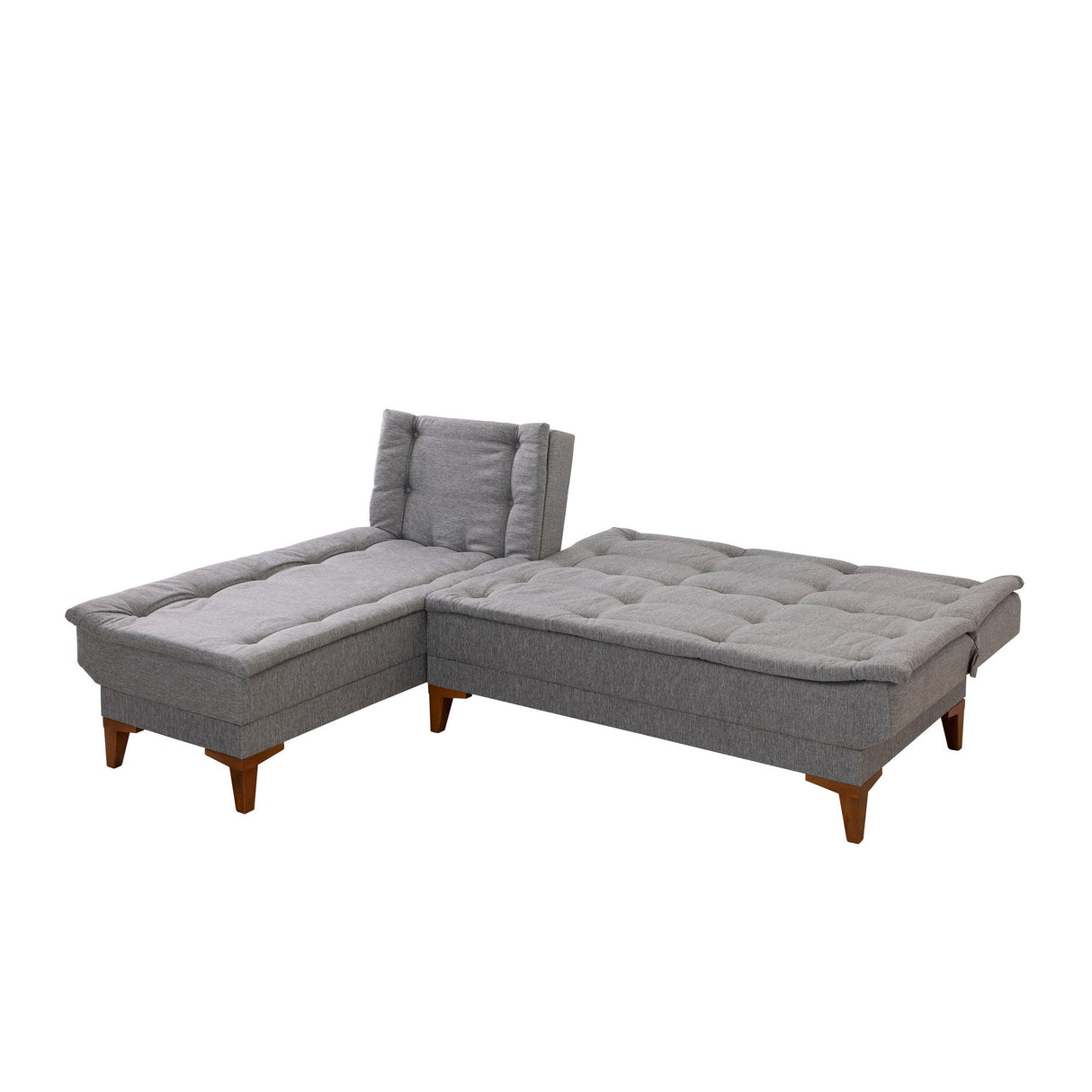 Canapea extensibilă Santo, Colț, Stânga, Diverse culori, 225x85x86 cm - Gri deschis | SKU: 867UNQ1927 | Canapea extensibilă Santo, Colț, Stânga, 225x85x86 cm, varianta Gri deschis, produs pentru amenajarea locuinței, disponibil online în România la CasaMob