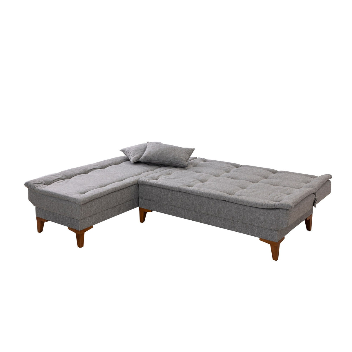 Canapea extensibilă Santo, Colț, Stânga, Diverse culori, 225x85x86 cm - Gri deschis | SKU: 867UNQ1927 | Canapea extensibilă Santo, Colț, Stânga, 225x85x86 cm, varianta Gri deschis, produs pentru amenajarea locuinței, disponibil online în România la CasaMob