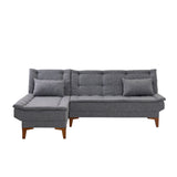 Canapea extensibilă Santo, Colț, Stânga, Diverse culori, 225x85x86 cm - Gri închis | SKU: 867UNQ1928 | Canapea extensibilă Santo, Colț, Stânga, 225x85x86 cm, varianta Gri închis, produs pentru amenajarea locuinței, disponibil online în România la CasaMob