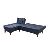 Canapea extensibilă Santo, Colț, Stânga, Diverse culori, 225x85x86 cm - Albastru închis | SKU: 867UNQ1929 | Canapea extensibilă Santo, Colț, Stânga, 225x85x86 cm, varianta Albastru închis, produs pentru amenajarea locuinței, disponibil online în România la CasaMob