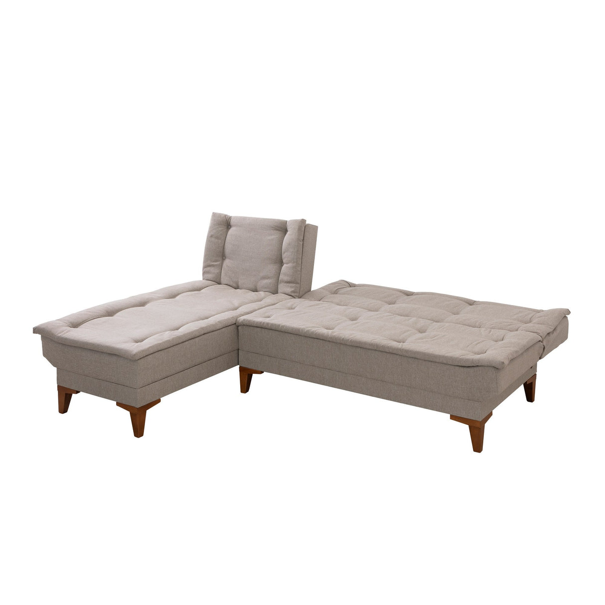 Canapea extensibilă Santo, Colț, Stânga, Diverse culori, 225x85x86 cm - Crem | SKU: 867UNQ1930 | Canapea extensibilă Santo, Colț, Stânga, 225x85x86 cm, varianta Crem, produs pentru amenajarea locuinței, disponibil online în România la CasaMob