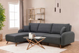 Canapea extensibilă Hera, Colț, Varianta 1, Diverse culori, 237x185x90 cm - Antracit | SKU: 867UNQ1939 | Canapea extensibilă Hera, Colț, Varianta 1, 237x185x90 cm, varianta Antracit, produs pentru amenajarea locuinței, disponibil online în România la CasaMob