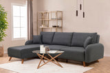 Canapea extensibilă Hera, Colț, Varianta 2, Diverse culori, 237x185x90 cm - Antracit | SKU: 867UNQ1940 | Canapea extensibilă Hera, Colț, Varianta 2, 237x185x90 cm, varianta Antracit, produs pentru amenajarea locuinței, disponibil online în România la CasaMob