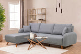Canapea extensibilă Hera, Colț, Varianta 2, Diverse culori, 237x185x90 cm - Gri deschis | SKU: 867UNQ1942 | Canapea extensibilă Hera, Colț, Varianta 2, 237x185x90 cm, varianta Gri deschis, produs pentru amenajarea locuinței, disponibil online în România la CasaMob