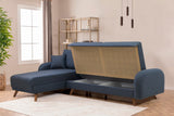 Canapea extensibilă Hera, Colț, Varianta 1, Diverse culori, 237x185x90 cm - Albastru închis | SKU: 867UNQ1945 | Canapea extensibilă Hera, Colț, Varianta 1, 237x185x90 cm, varianta Albastru închis, produs pentru amenajarea locuinței, disponibil online în România la CasaMob