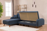 Canapea extensibilă Hera, Colț, Varianta 2, Diverse culori, 237x185x90 cm - Albastru închis | SKU: 867UNQ1946 | Canapea extensibilă Hera, Colț, Varianta 2, 237x185x90 cm, varianta Albastru închis, produs pentru amenajarea locuinței, disponibil online în România la CasaMob