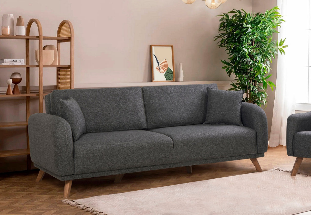 Canapea extensibilă Hera, 3 locuri, Diverse culori, 237x98x90 cm - Antracit | SKU: 867UNQ1947 | Canapea extensibilă Hera, 3 locuri, 237x98x90 cm, varianta Antracit, produs pentru amenajarea locuinței, disponibil online în România la CasaMob
