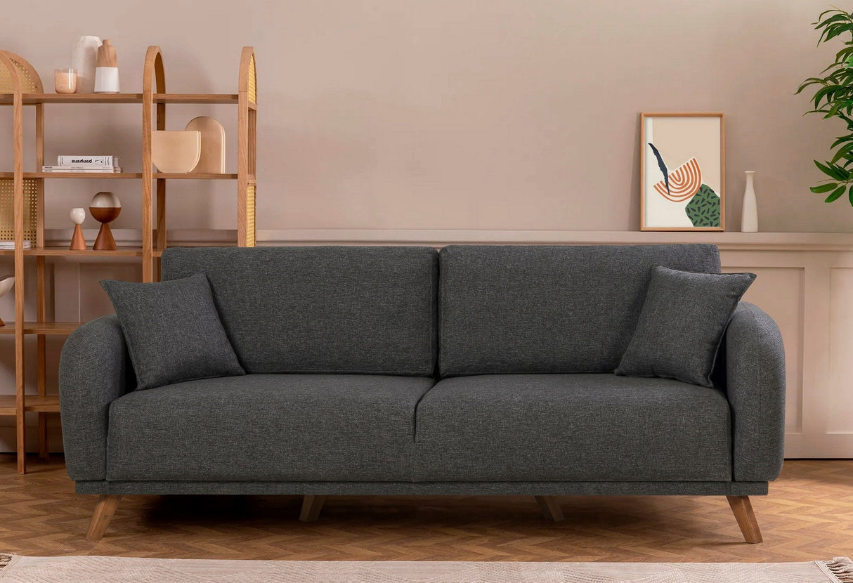 Canapea extensibilă Hera, 3 locuri, Diverse culori, 237x98x90 cm - Antracit | SKU: 867UNQ1947 | Canapea extensibilă Hera, 3 locuri, 237x98x90 cm, varianta Antracit, produs pentru amenajarea locuinței, disponibil online în România la CasaMob