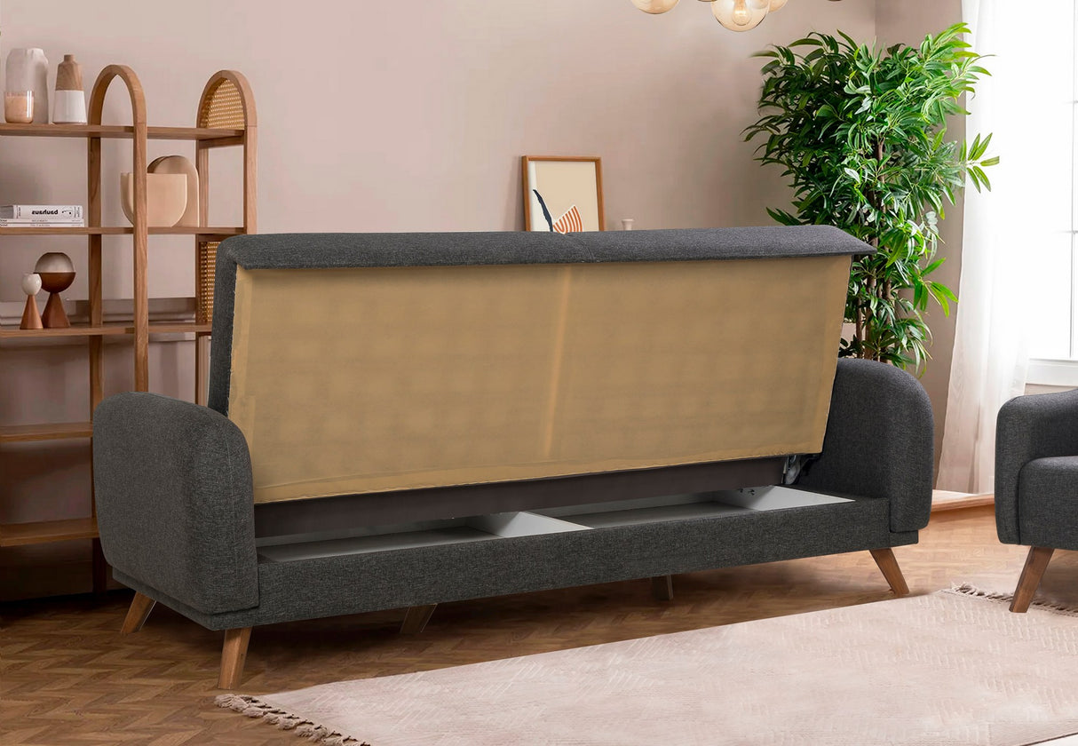 Canapea extensibilă Hera, 3 locuri, Diverse culori, 237x98x90 cm - Antracit | SKU: 867UNQ1947 | Canapea extensibilă Hera, 3 locuri, 237x98x90 cm, varianta Antracit, produs pentru amenajarea locuinței, disponibil online în România la CasaMob
