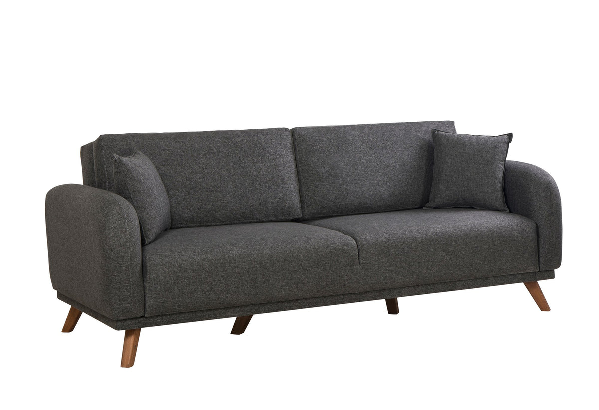 Antracit | SKU: 867UNQ1947 | Canapea extensibilă Hera, 3 locuri, 237x98x90 cm, varianta Antracit, produs pentru amenajarea locuinței, disponibil online în România la CasaMob