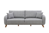 Canapea extensibilă Hera, 3 locuri, Diverse culori, 237x98x90 cm - Gri deschis | SKU: 867UNQ1948 | Canapea extensibilă Hera, 3 locuri, 237x98x90 cm, varianta Gri deschis, produs pentru amenajarea locuinței, disponibil online în România la CasaMob
